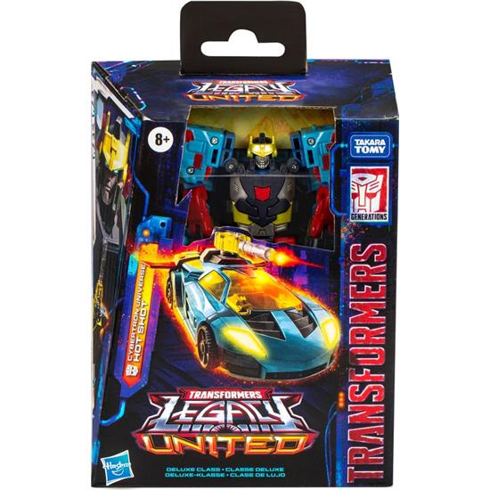 Transformers: Cybertron Universe Hot Shot Legacy United Deluxe Class Action Figure 14 cm