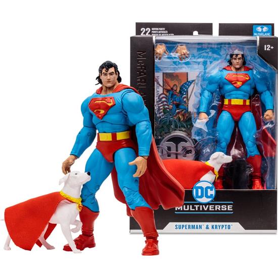 Superman: Superman & Krypto (Return of Superman) Action Figure 18 cm