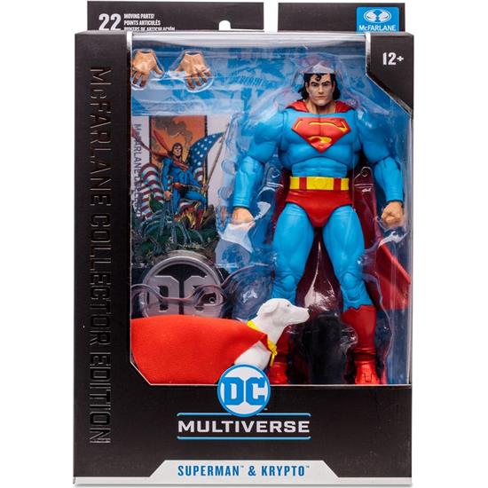 Superman: Superman & Krypto (Return of Superman) Action Figure 18 cm
