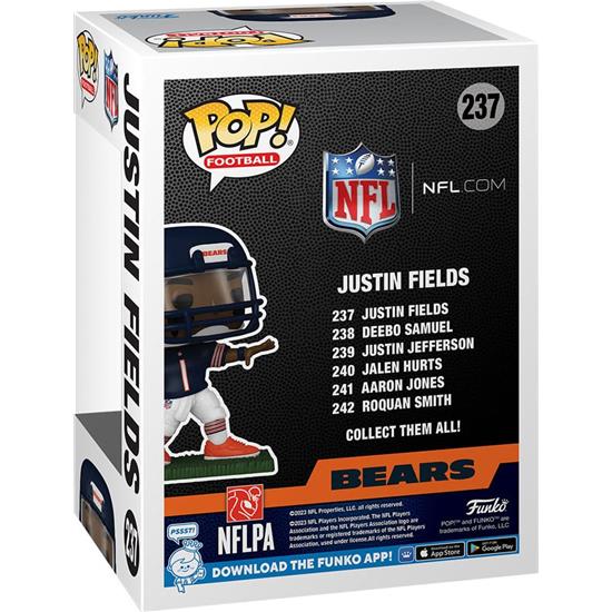 NFL: Justin Fields POP! Football Vinyl Figur (#237)