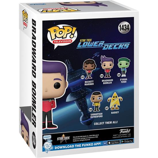 Star Trek: Bradward Boimler POP! TV Vinyl Figur (#1434)