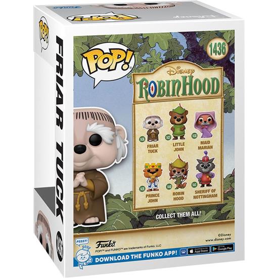 Robin Hood: Friar Tuck POP! Disney Vinyl Figur (#1436)