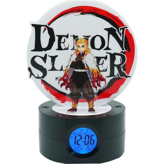 Demon Slayer: Rengoku Alarm Ur med Lys 21 cm