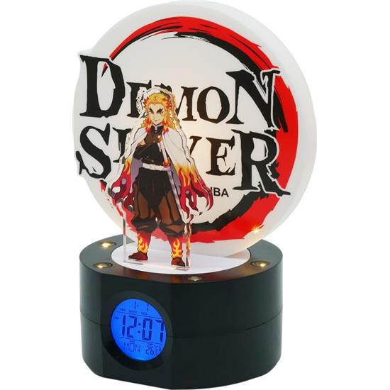 Demon Slayer: Rengoku Alarm Ur med Lys 21 cm