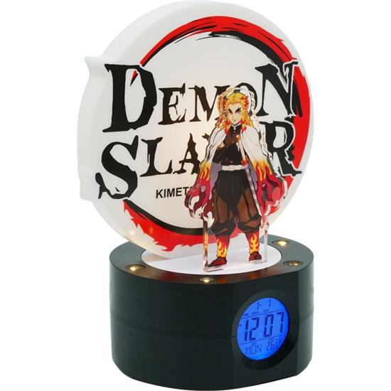 Demon Slayer: Rengoku Alarm Ur med Lys 21 cm