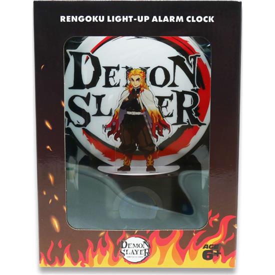 Demon Slayer: Rengoku Alarm Ur med Lys 21 cm