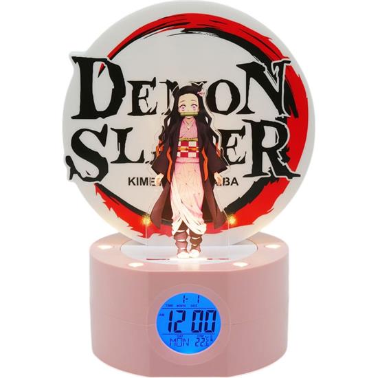 Demon Slayer: Nezuko Alarm Ur med Lys 21 cm