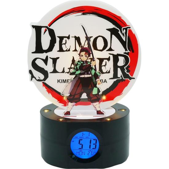 Demon Slayer: Tanjiro Alarm Ur med Lys 21 cm