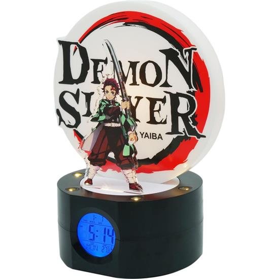 Demon Slayer: Tanjiro Alarm Ur med Lys 21 cm