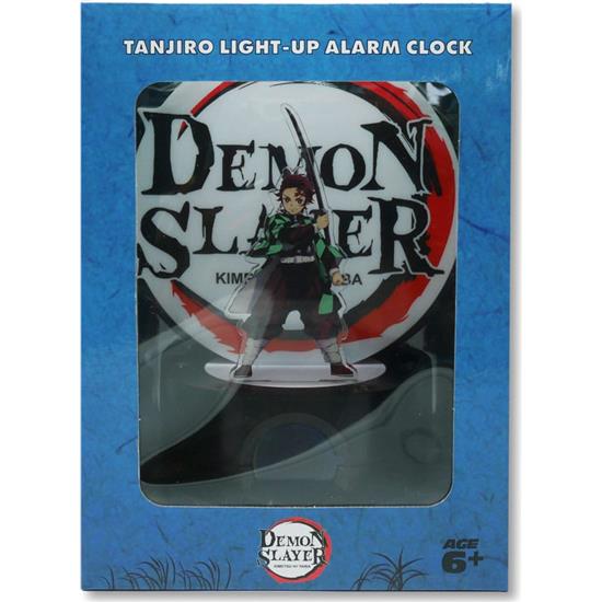 Demon Slayer: Tanjiro Alarm Ur med Lys 21 cm