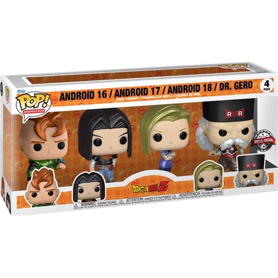 Manga & Anime: Dragon Ball Z POP! Animation Vinyl Figursæt 4-Pak