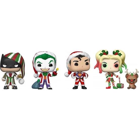 DC Comics: DC Comics Holiday POP! Heroes Vinyl Figursæt 4-Pak