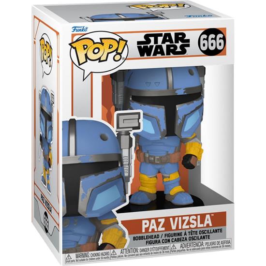 Star Wars: Paz Vizsla POP! Star Wars Vinyl Figur (#666)