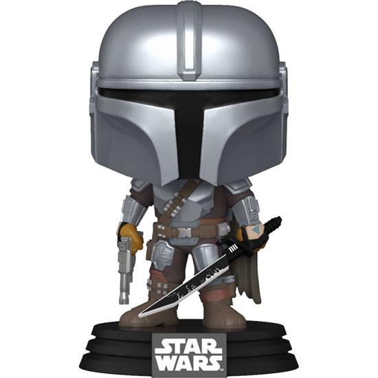 Star Wars: Mandalorian w/Darksaber POP! Star Wars Vinyl Figur (#663)