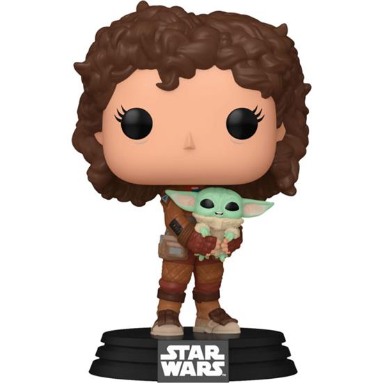 Star Wars: Peli Motto W/Grogu POP! Star Wars Vinyl Figur (#665)