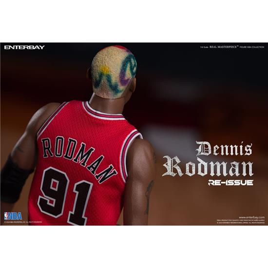 NBA: Dennis Rodman Limited Retro Editon Real Masterpiece Action Figure 1/6 33 cm