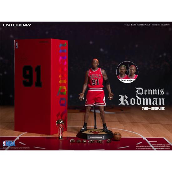 NBA: Dennis Rodman Limited Retro Editon Real Masterpiece Action Figure 1/6 33 cm