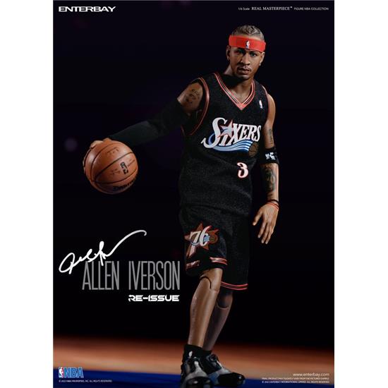 NBA: Allen Iverson Limited Retro Edition Real Masterpiece Action Figure 1/6 30 cm