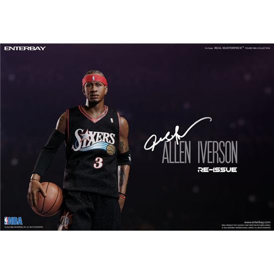 NBA: Allen Iverson Limited Retro Edition Real Masterpiece Action Figure 1/6 30 cm