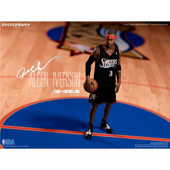 NBA: Allen Iverson Limited Retro Edition Real Masterpiece Action Figure 1/6 30 cm