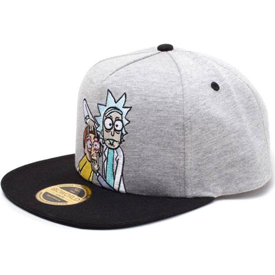 Rick and Morty: Rick and Morty Embroidery Snapback Cap Open Your Eyes
