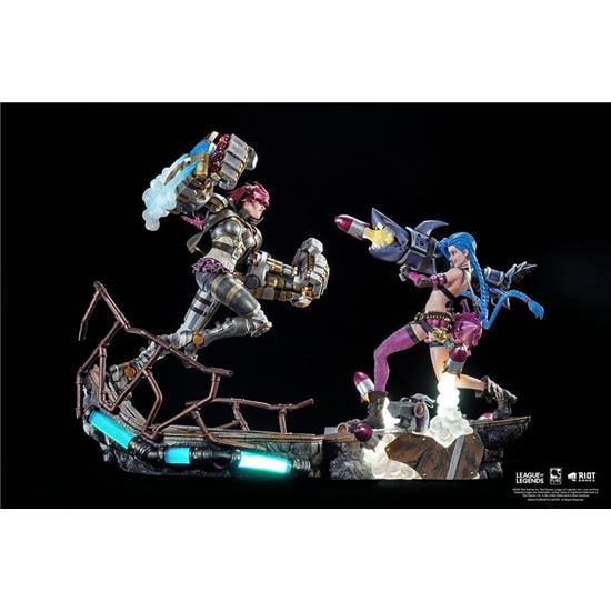 League Of Legends: Vi & Jinx Statues 1/6 2-Pack