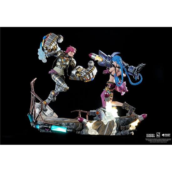 League Of Legends: Vi & Jinx Statues 1/6 2-Pack