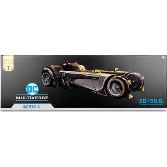 DC Comics: White Knight Batmobile (Gold Label) DC Multiverse Vehicle 18 cm