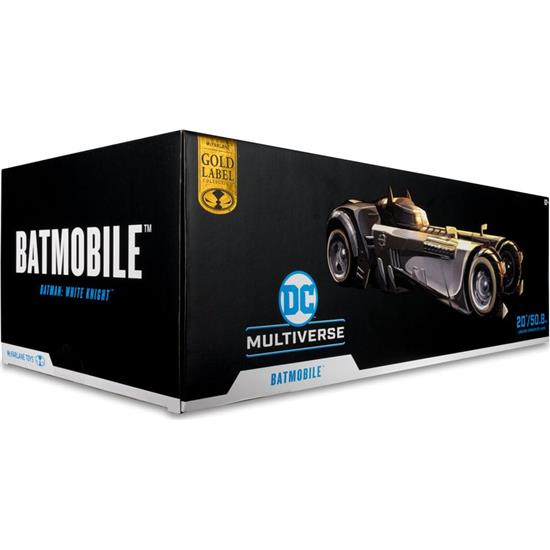 DC Comics: White Knight Batmobile (Gold Label) DC Multiverse Vehicle 18 cm