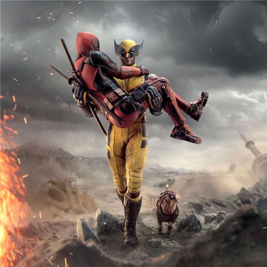 Marvel: Deadpool & Wolverine Deluxe Art Scale Statue 1/10 21 cm