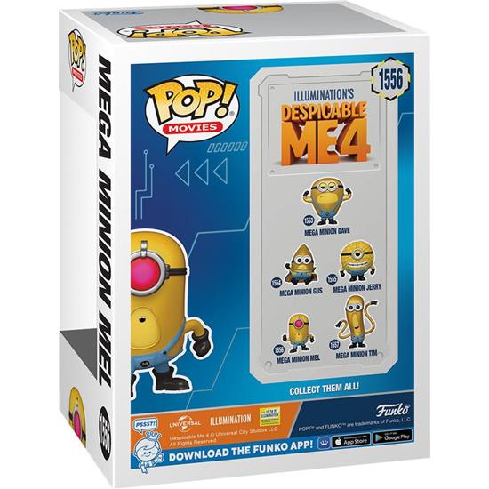 Grusomme Mig: Mega Minion Mel POP! Movies Vinyl Figur (#1556)