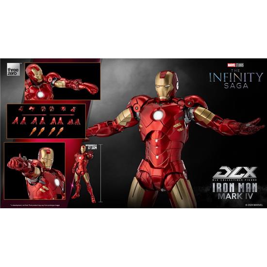 Infinity Saga: Iron Man Mark 4 DLX Action Figure 1/12 17 cm