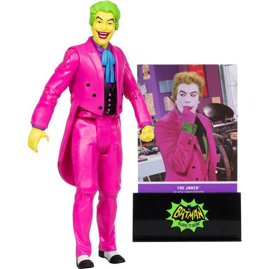 DC Comics: Joker Black Light Batman 1966 (Gold Label)  Action Figure 18 cm