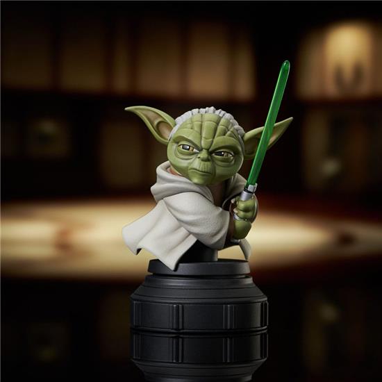 Star Wars: Yoda (Clone Wars) Buste 1/7 13 cm