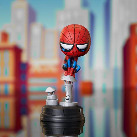 Marvel: Spider-Man on Chimney Marvel Animated Statue 15 cm