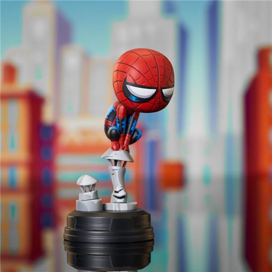 Marvel: Spider-Man on Chimney Marvel Animated Statue 15 cm