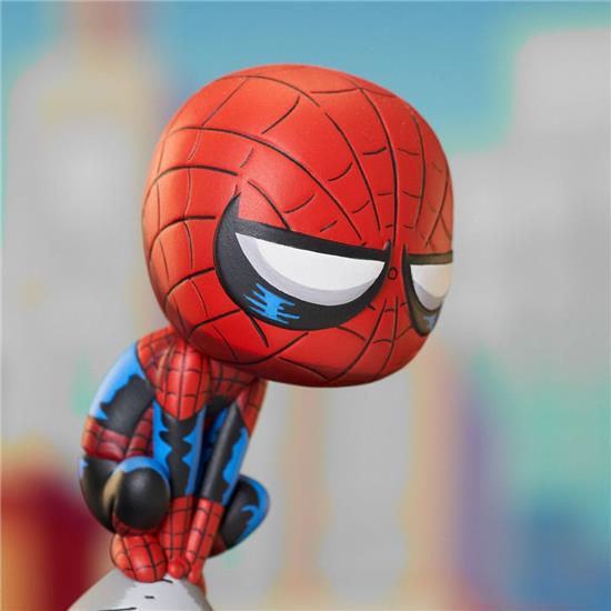 Marvel: Spider-Man on Chimney Marvel Animated Statue 15 cm