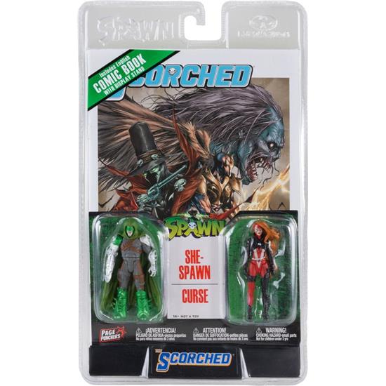 Spawn: She-Spawn & Curse (Scorched #12) Action Figures 2-Pack 8 cm