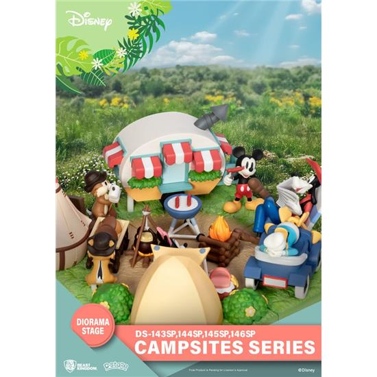 Disney: Goofy & Donald Duck Special Edition D-Stage Campsite Series Diorama 10 cm