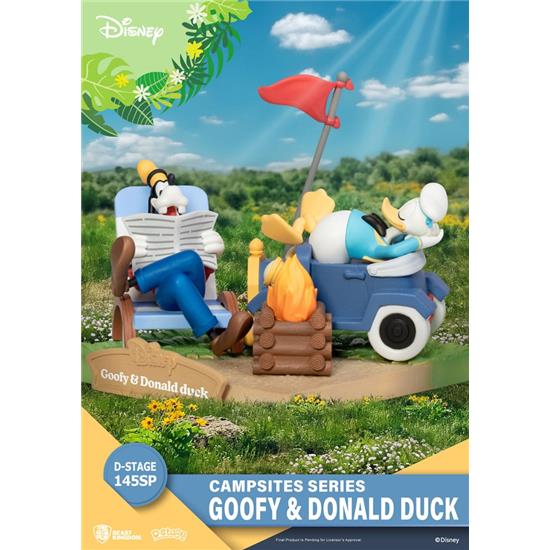 Disney: Goofy & Donald Duck Special Edition D-Stage Campsite Series Diorama 10 cm