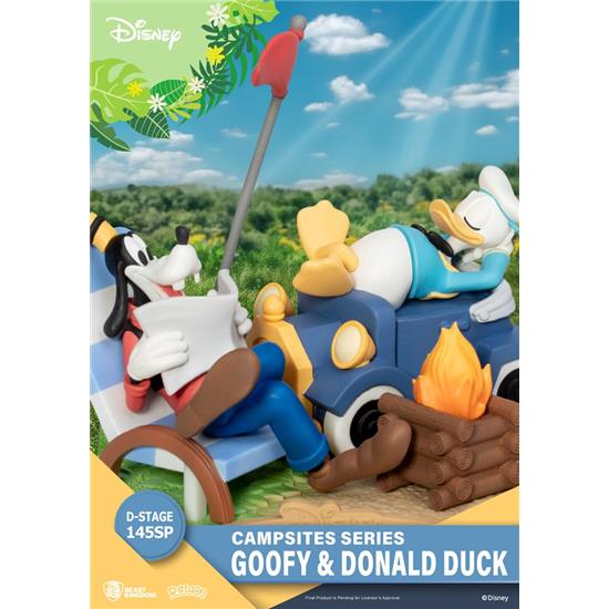 Disney: Goofy & Donald Duck Special Edition D-Stage Campsite Series Diorama 10 cm