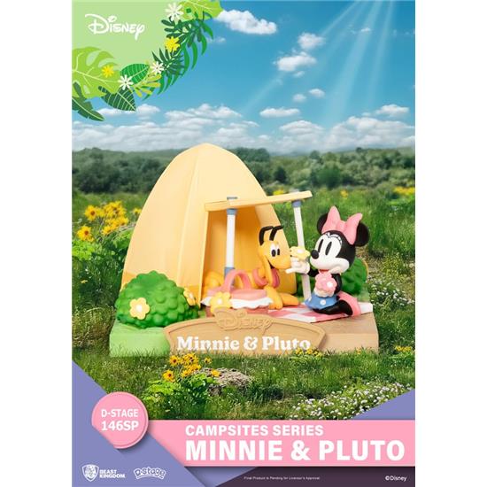 Disney: Mini & Pluto Special Edition D-Stage Campsite Series Diorama 10 cm