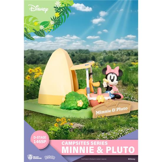 Disney: Mini & Pluto Special Edition D-Stage Campsite Series Diorama 10 cm