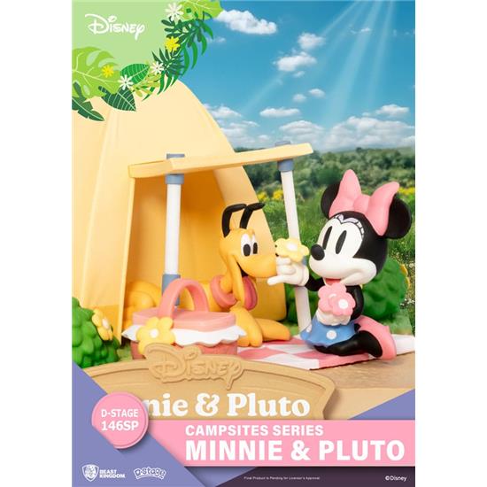 Disney: Mini & Pluto Special Edition D-Stage Campsite Series Diorama 10 cm