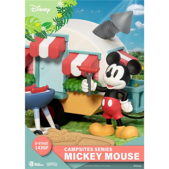 Disney: Mickey Mouse Special Edition D-Stage Campsite Series Diorama 10 cm