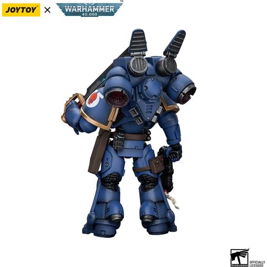 Warhammer: Ultramarines Jump Pack Intercessors Sergeant With Plasma Pistol And Power Sword Action Figure 1/18 1