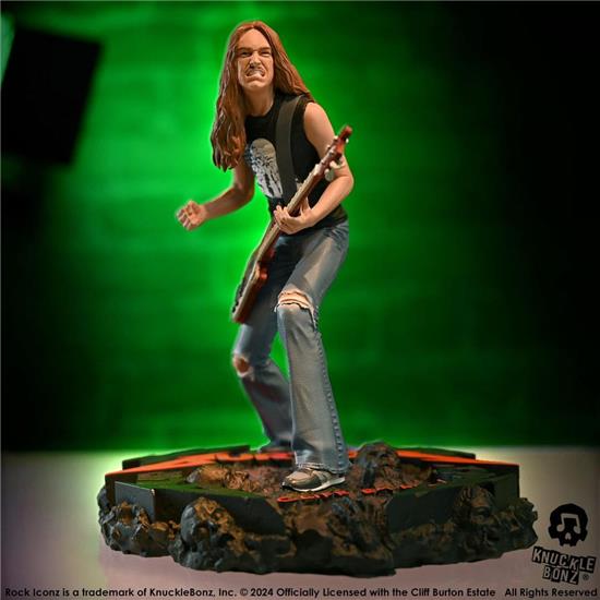 Metallica: Cliff Burton II Rock Iconz Statue 22 cm