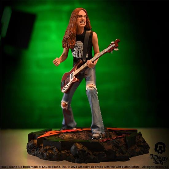 Metallica: Cliff Burton II Rock Iconz Statue 22 cm