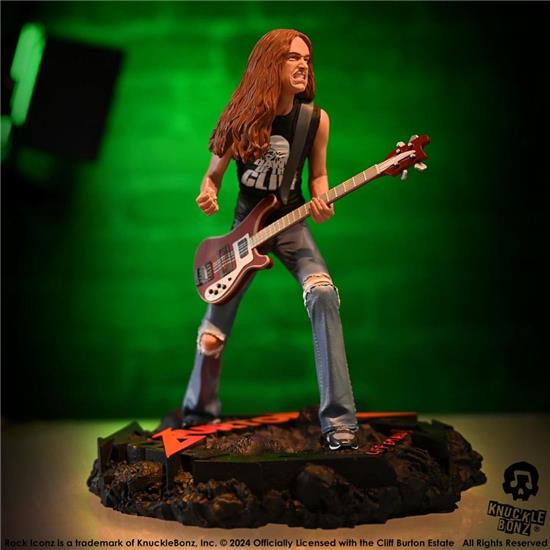 Metallica: Cliff Burton II Rock Iconz Statue 22 cm