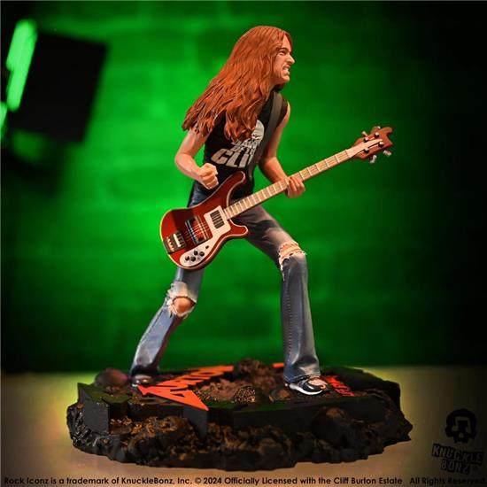 Metallica: Cliff Burton II Rock Iconz Statue 22 cm